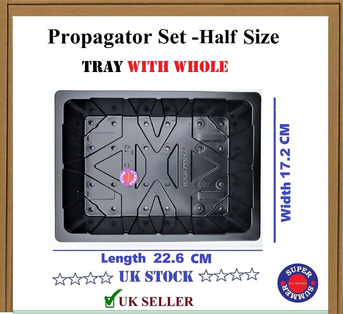 Super Summer 10-Pack Full Size Greenhouse Propagator Trays – Durable, Reusable Seed Starters With Gravel Base