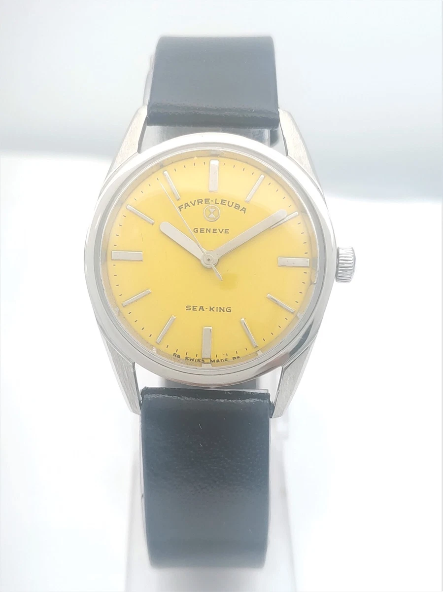 FAVRE LEUBA GENEVE SEA KING Cal.253 Hand Wind Men s 31mm Steel