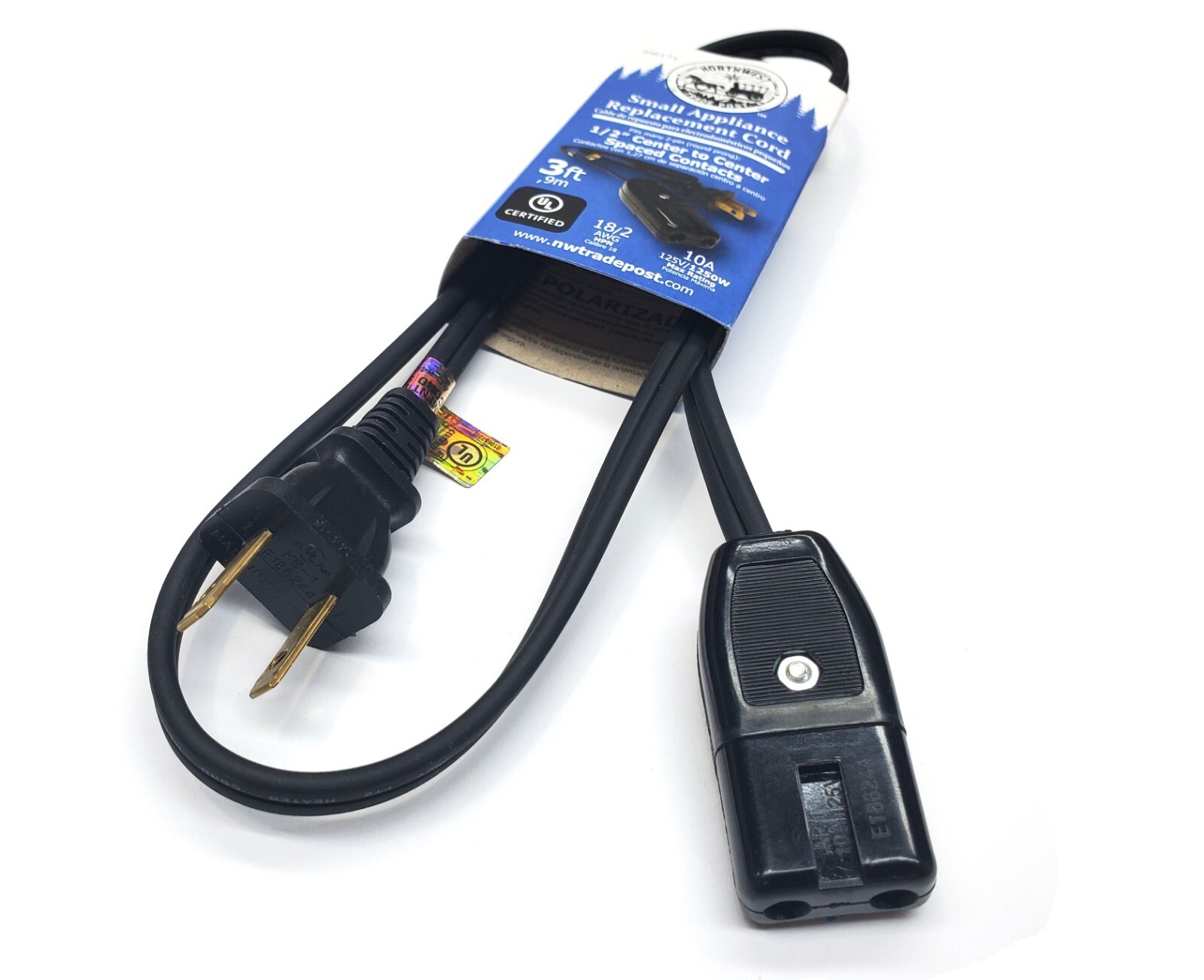 Replacement Power Cord for Vtg Presto Fry Baby Deep Fryer Model 01/FBD1 0543003
