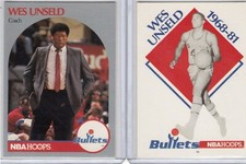 1990-91 NBA Hoops -  #331 Wes Unseld and 1990 NBA Hoops Wes Unseld Card #344