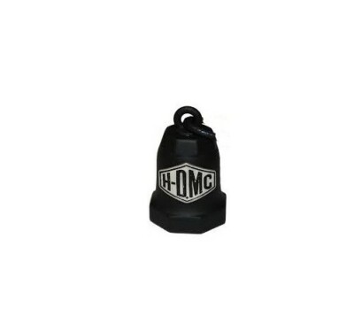 Harley-Davidson  Sculpted H-DMC  B&S Logo Ride Bell Black 2-sided 105 HRB094