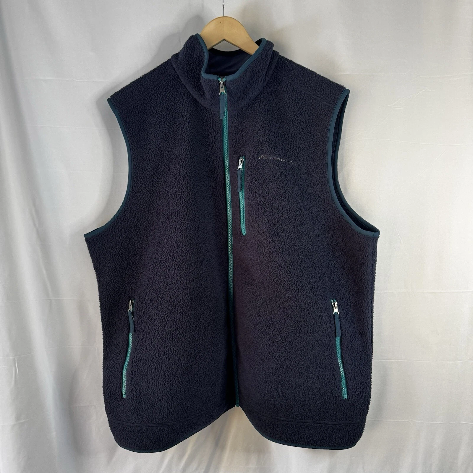 Eddie Bauer Mens Blue XL Vest Hiking Travel Outdoors Fleece Camping Gorpcore
Opens in a new window o