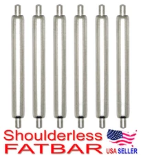 20mm Shoulderless FATBAR Spring Bar 1.2mm Tip End for Seiko Pierced Lug Diver 