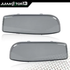 FIT FOR 1999-2007 GMC SIERRA YUKON HEADLIGHT BUMPER LAMPS LENS COVER SMOKE LENS