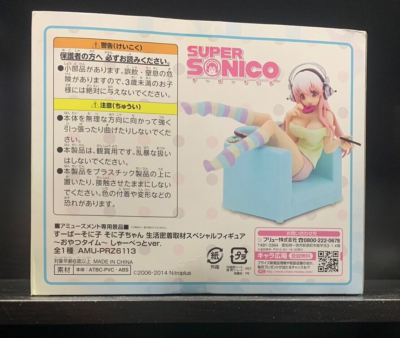 Super Sonico Special Figure Snack Time Close coverage of life