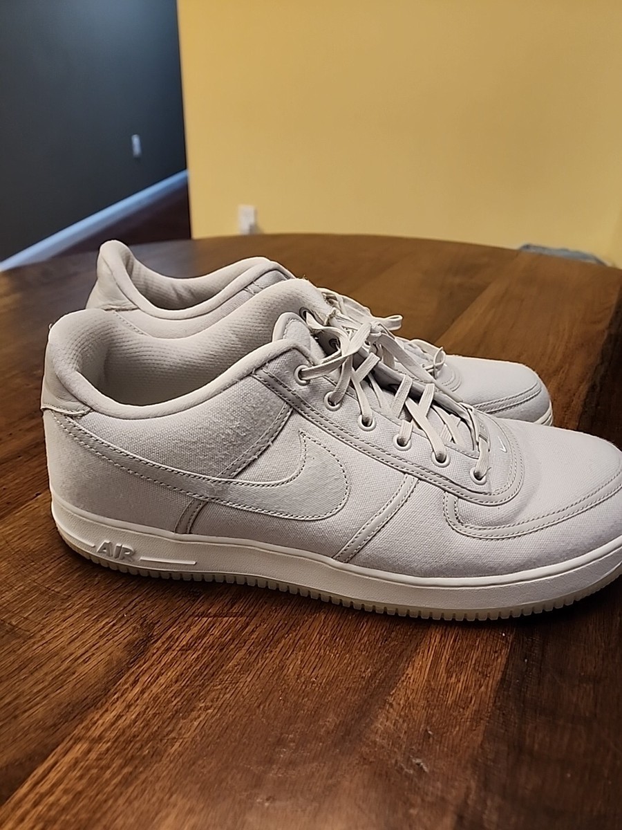 NIKE AIR FORCE 1 LOW RETRO QS CANVAS LIGHT BONE-SAIL SZ 15 AH1067