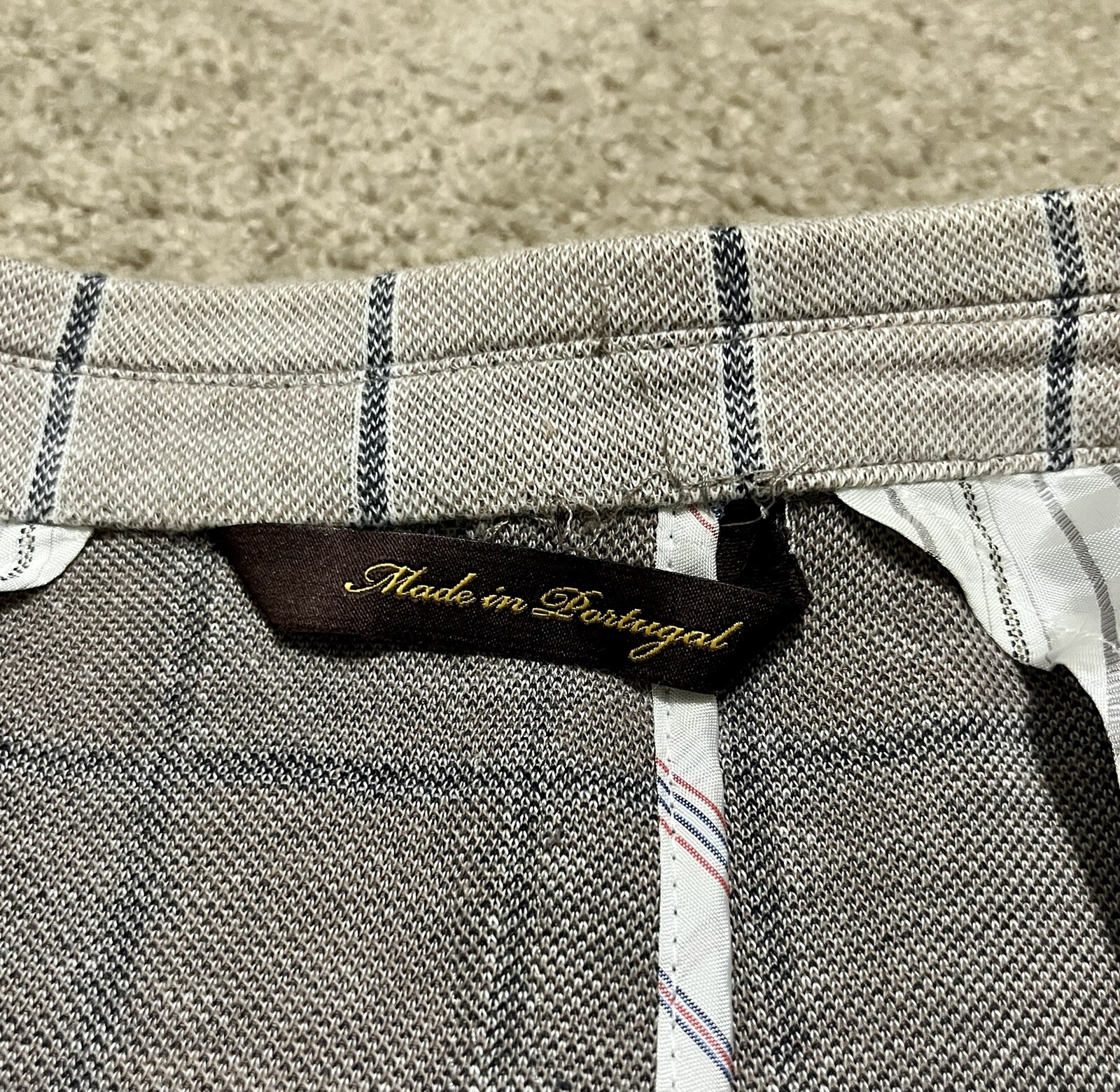 ROBERT TALBOTT - Large - Gray Beige Windowpane 10… - image 11