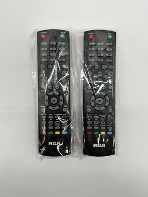 LOT OF 2 RCA TV REMOTES RTU7877 RTU6549-C RTU5540-B RLDED5098-B-UHD RLED4016AH