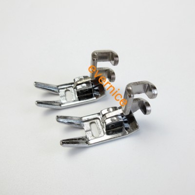 2 Sets Zig Zag Snap-On Presser Foot For Singer Low Shank Featherweight 221