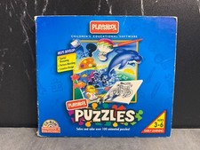 Playskool Puzzles CD for Windows 95 Macintosh PC Game - Manual Included- VINTAGE