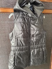 Mlycra Pac Life Women’s Black Hooded Puffer Vest Size S/m