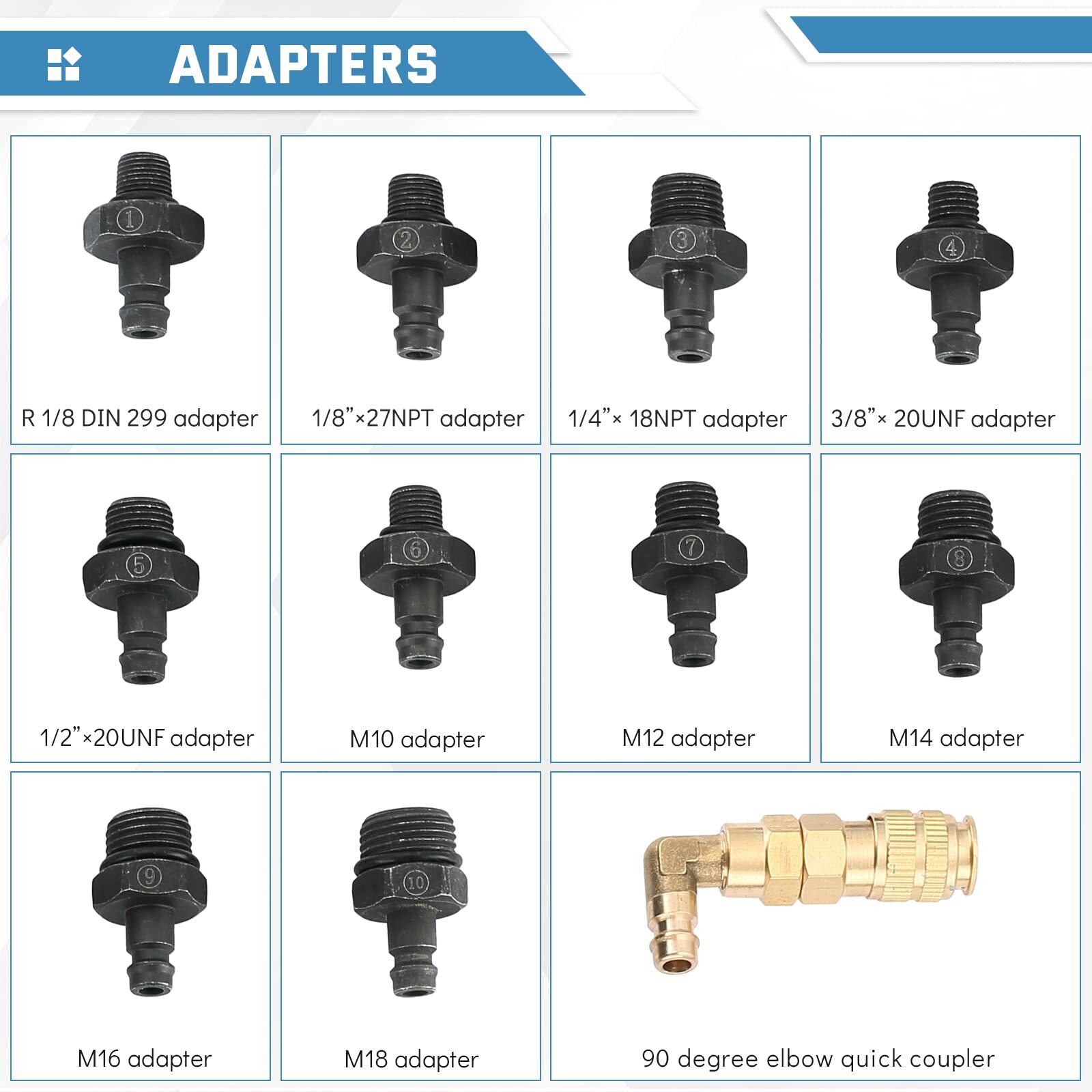 ATPEAM Oil Pressure Tester Kit | 0-140 PSI Oil Pressure Gauge Tool For Engine