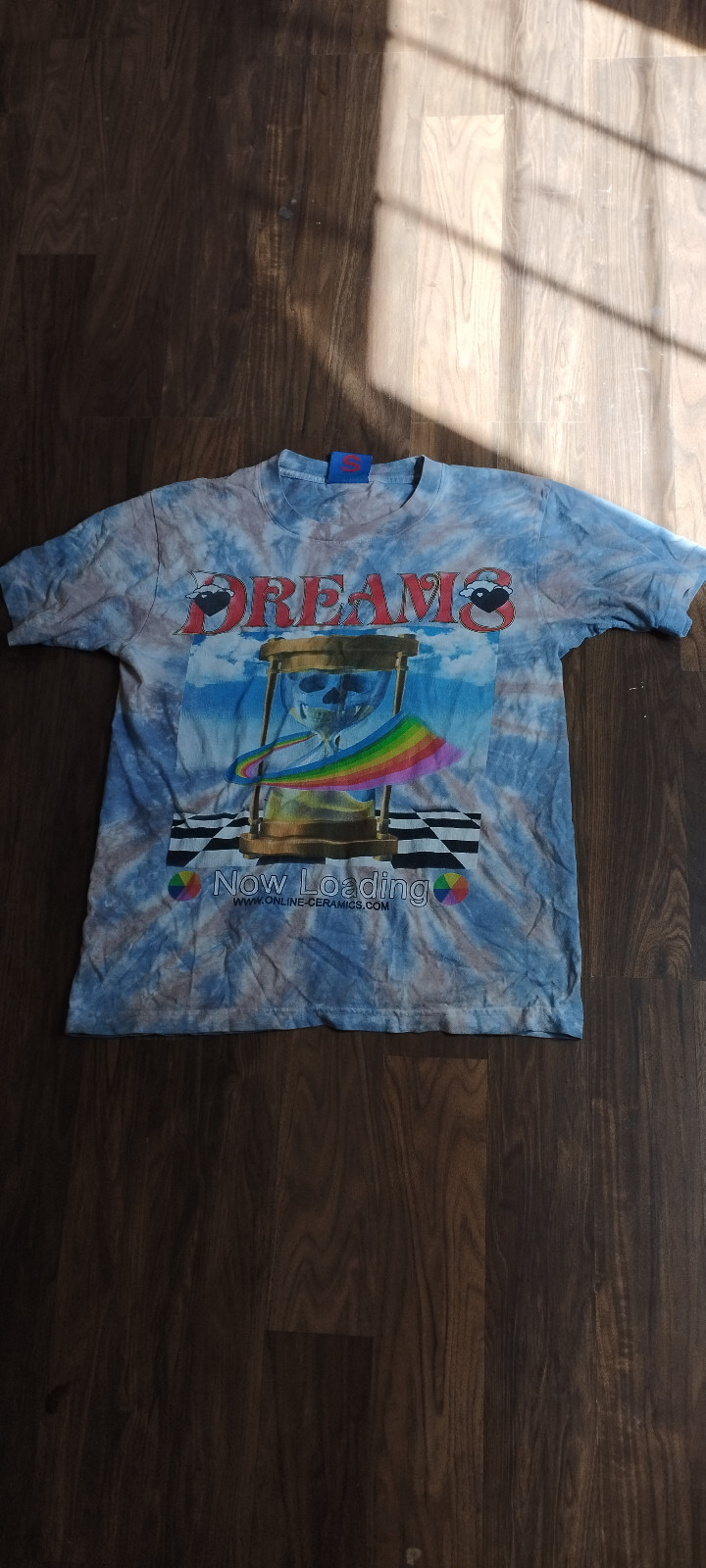 Online Ceramics Dreams Now Loading Tie-Dye T-Shirt Small-image