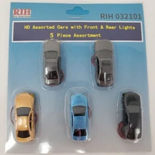 Rock Island Hobby 032101 - Autos with front and rear lights - HO Scale