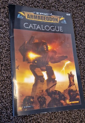 Games Workshop Epic 40k Armageddon Catalogue 2003 NM VGC 40000 Specialist Games