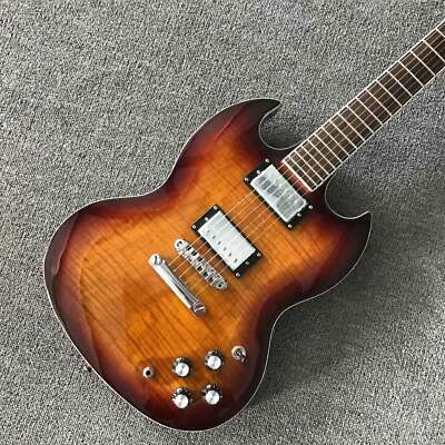 Factory Vintage Sunburst Electric Guitar Flamed Maple Top