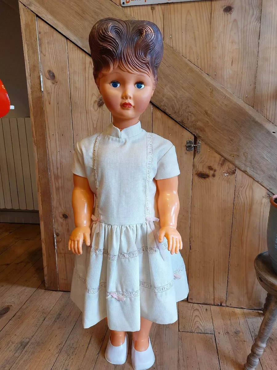 Very Large Vintage 1960 No CLODREY BELLA RAYNAL GEGE 105CM Fair Doll