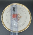 Triumph American Limoges Vermillion Rose Saucer Gold Trim Excellent Condition — photo 3