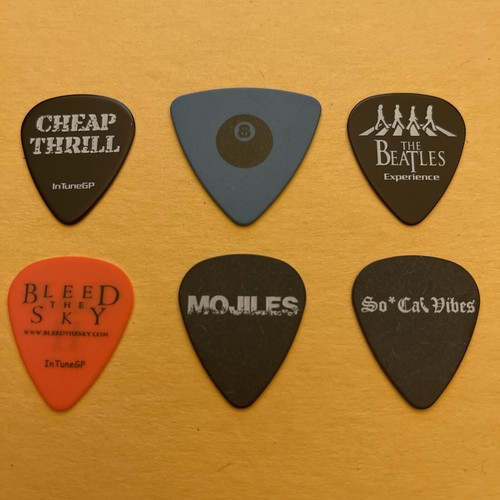 Band Guitar Pick Lot 6 Picks eBay