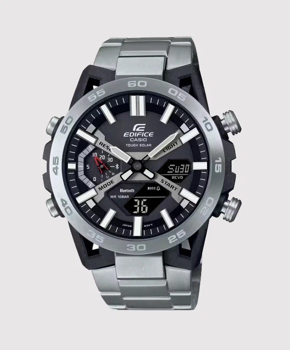 Casio Edifice ECB-2000D-1AEF Solare Bluetooth Fibra Carbonio - listino 199eu - Immagine 2 di 4