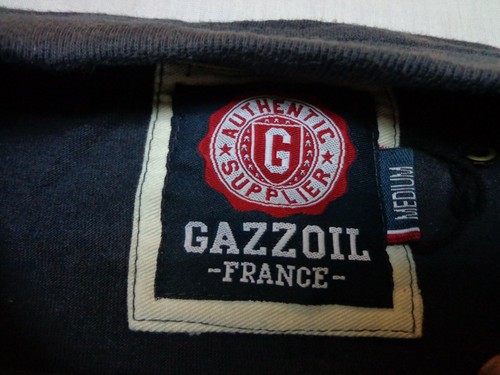 Cannes Blue Water French Riviera T Shirt Gazzoil France Brand Medium FLAWS - 第 4/9 張圖片