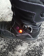 Ricosta WMS blink Schuhe Stiefel Mädchen Gr. 28 Farbe schwarz Lila blinken