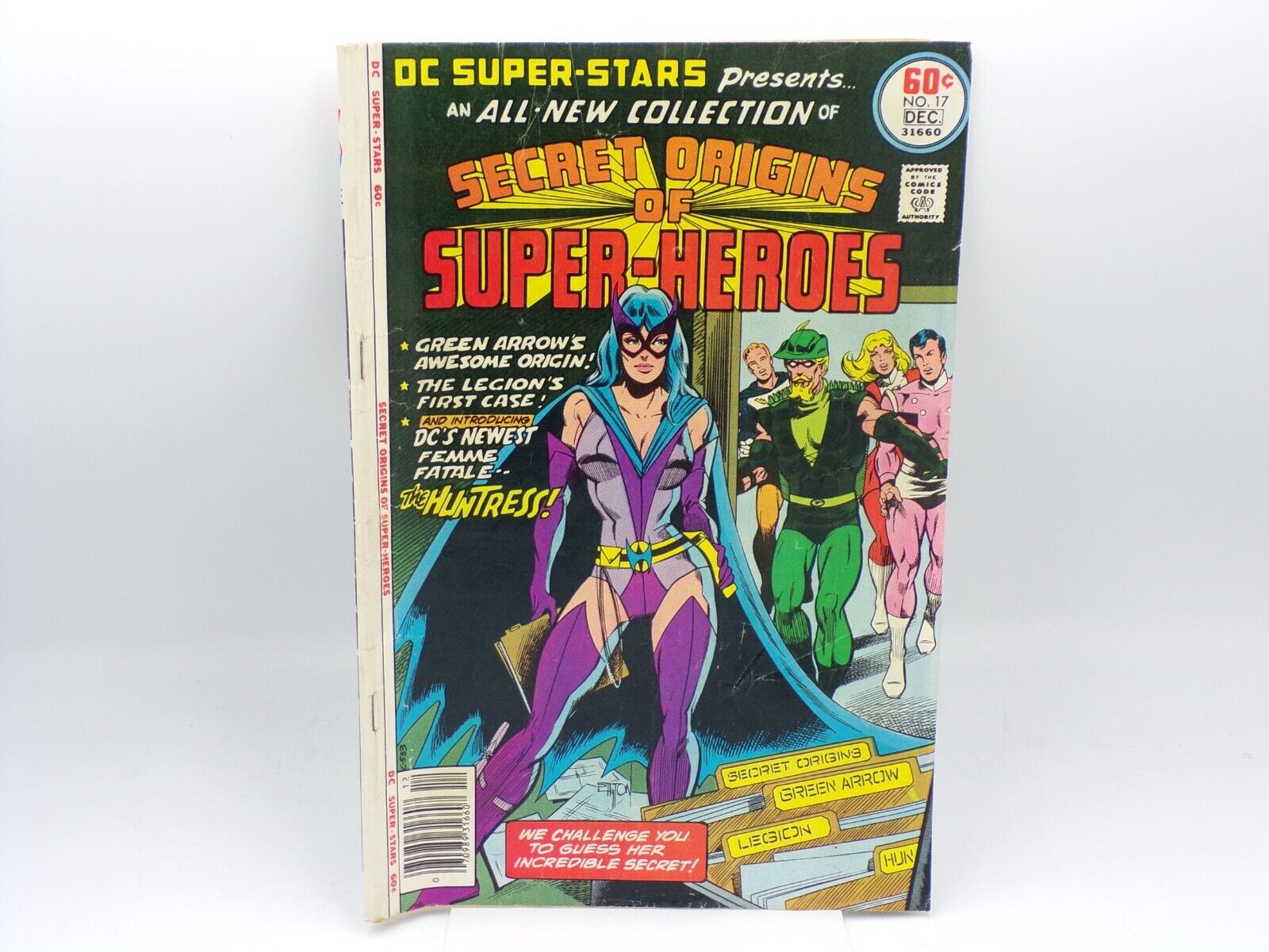 DC Super-Stars Secret Origins of Super-Heroes #17 1st appearance of Huntress VTG