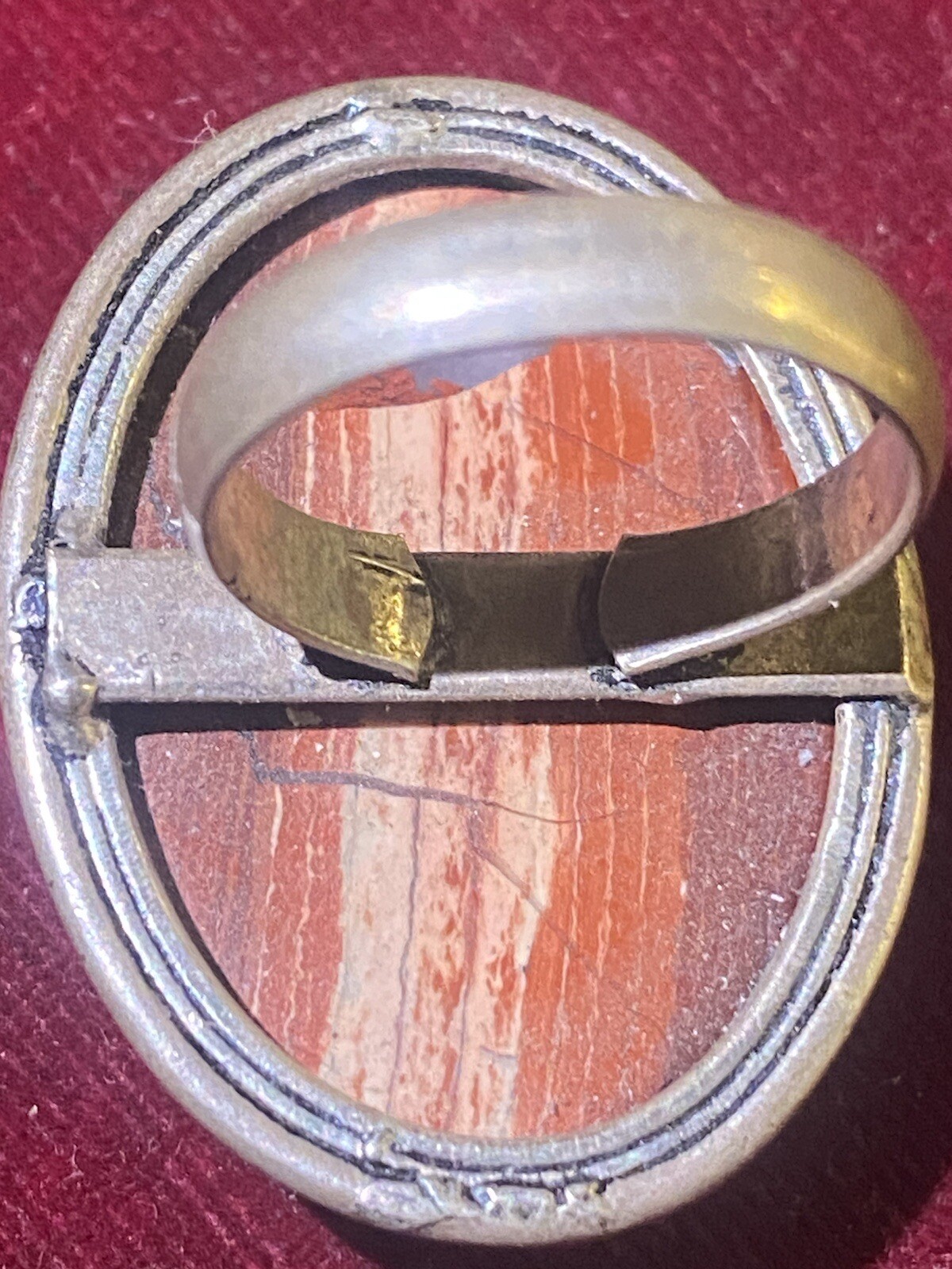 Beautiful Sunstone Women's Ring Solid 925 Silver … - image 8