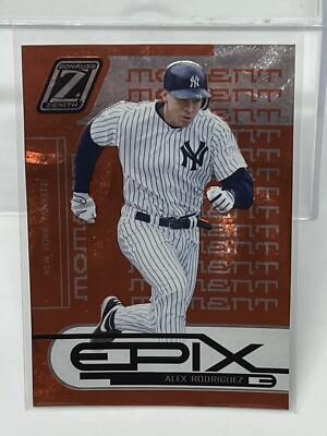 2005 Donruss Zenith Epix Orange Moment /250 Alex Rodriguez #E-2
