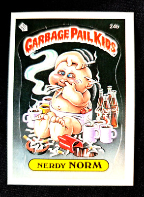 1985 Topps GPK's - Series 1 #24b Nerdy NORM (Mint) Beautiful Card!