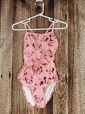 Disney Store Minnie Mouse Swimsuit Girls One Piece UPF 50 Size 3 Swimming Suit