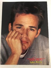 1990s Luke Perry Magazine Pinup Vintage Ephemera Beverly Hills 90210