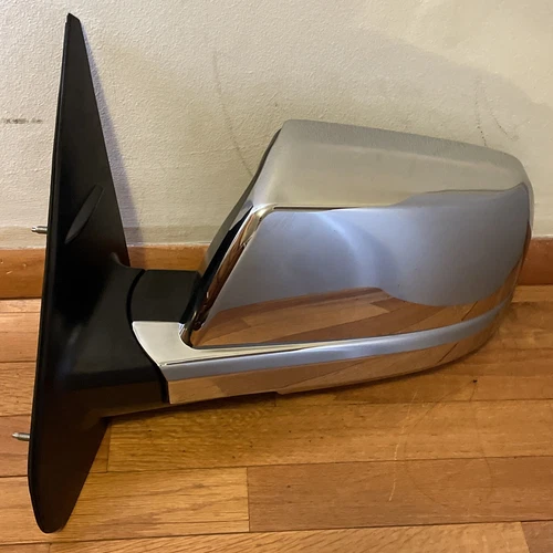 2018 Toyota Tundra Side Mirror Left Driver Side Chrome Black OEM 87940-0C460-00