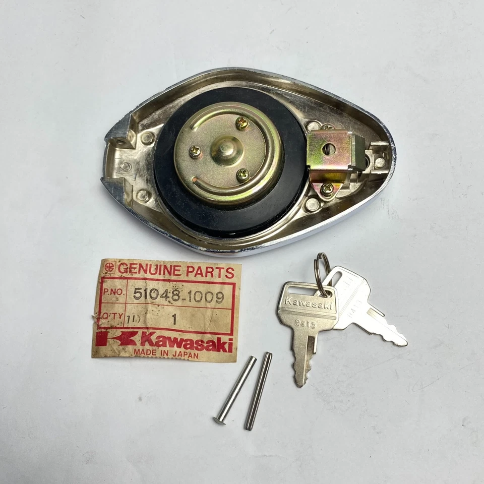 Llave tapa tanque combustible gasolina Kawasaki GTO KH250 KH400 KH500 KZ650 KZ750 KZ900 Foto 2 de 4