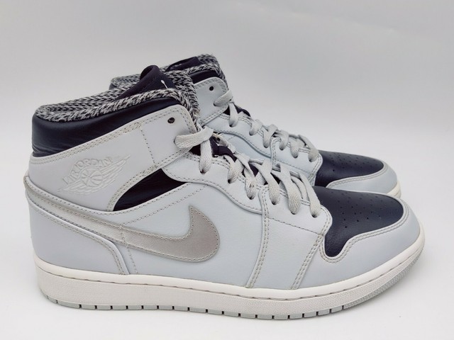 nike air jordan 1 retro mid wolf grey