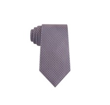  125 Michael Kors Mens Purple Geo Slim Silk Tie Skinny Classic Necktie 58 X 3