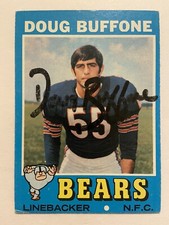 DOUG BUFFONE Signed 1971 Topps #126 Bears Louisville Cardinals Autograph Auto