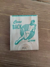 COLUMBUS BAR INDIANA RETRO PINUP GIRL MATCHBOOK MATCHES