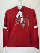 Tampa Bay Bucaneers Hoodie Sweatshirt XL NFL Team Apparel NWT Red Unisex