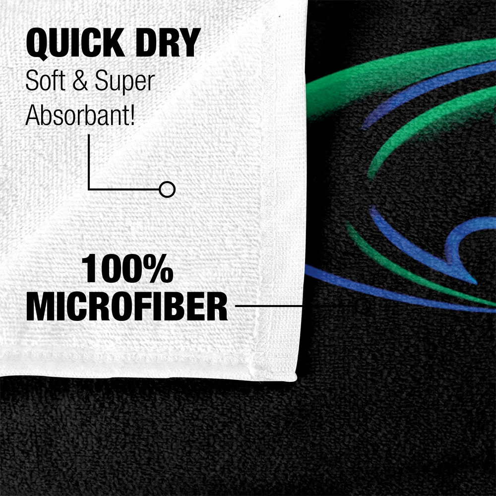 Batman Beach Towel 30"x60" Forever Logo Bat Symbol Microfiber Official