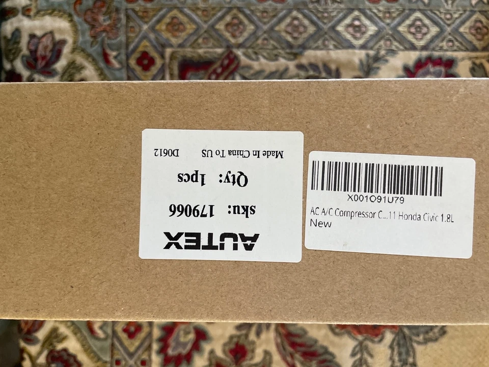 Embrague compresor aire acondicionado autex honda civic 1.8l Foto 2 de 2