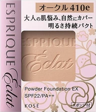 KOSE ESPRIQUE Eclat Powder Foundation EX OC410e Ocher Refill 9.3g