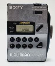 Vintage SONY Mega Bass Walkman Radio  cassette Player - WM-FX43 - Not working