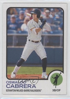 2022 Topps Heritage Minor League Edition Oswaldo Cabrera #29 1n5