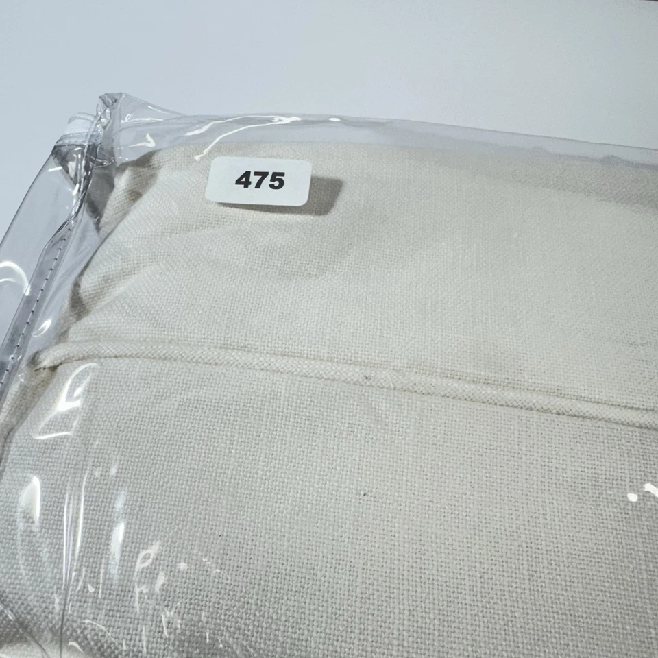 Pottery Barn brazo izquierdo loveseat seccional PB cómodo funda marfil lino KE Foto 3 de 4