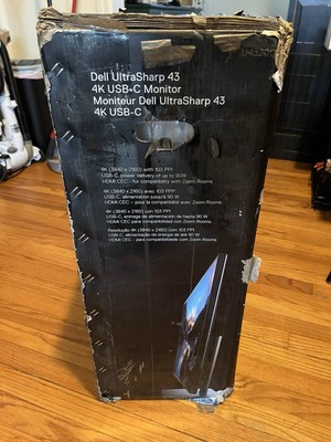 Dell U4320Q UltraSharp 43'' 4K USB-C Monitor - Black, READ DESCRIPTION.