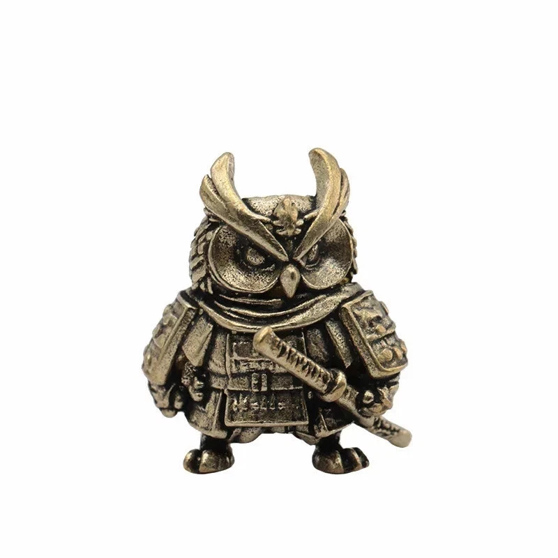 Cuchillo Samurai EDC Búho Paracord Cuentas Cordón Latón Hágalo Usted Mismo Herramientas Exterior Foto 2 de 4