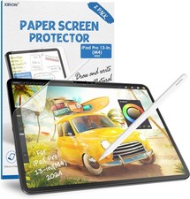 XIRON 2 PACK Paper Screen Protector for iPad Pro 13 inch M4 , Matte PET Film fo