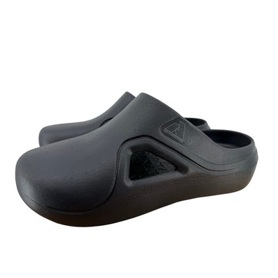 Eddie Bauer First Ascent Black Foam Clogs Recovery Slip On Mules Mens 7 Womens 9