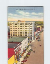 Postcard Clayton Street Athens Georgia USA